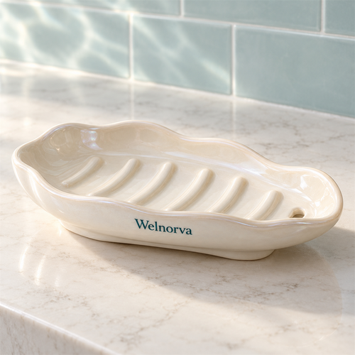 Welnorva Ripple Draining Soap Tray