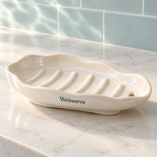 Welnorva Ripple Draining Soap Tray
