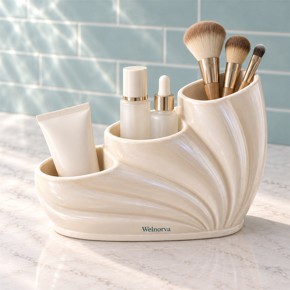 Welnorva Shell Countertop Caddy