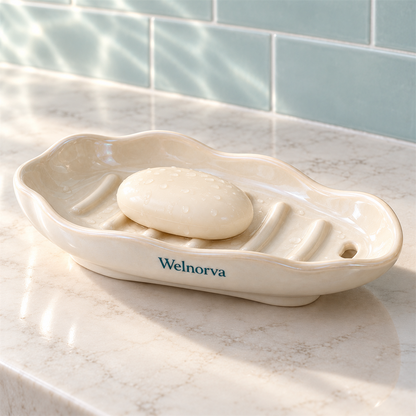 Welnorva Ripple Draining Soap Tray